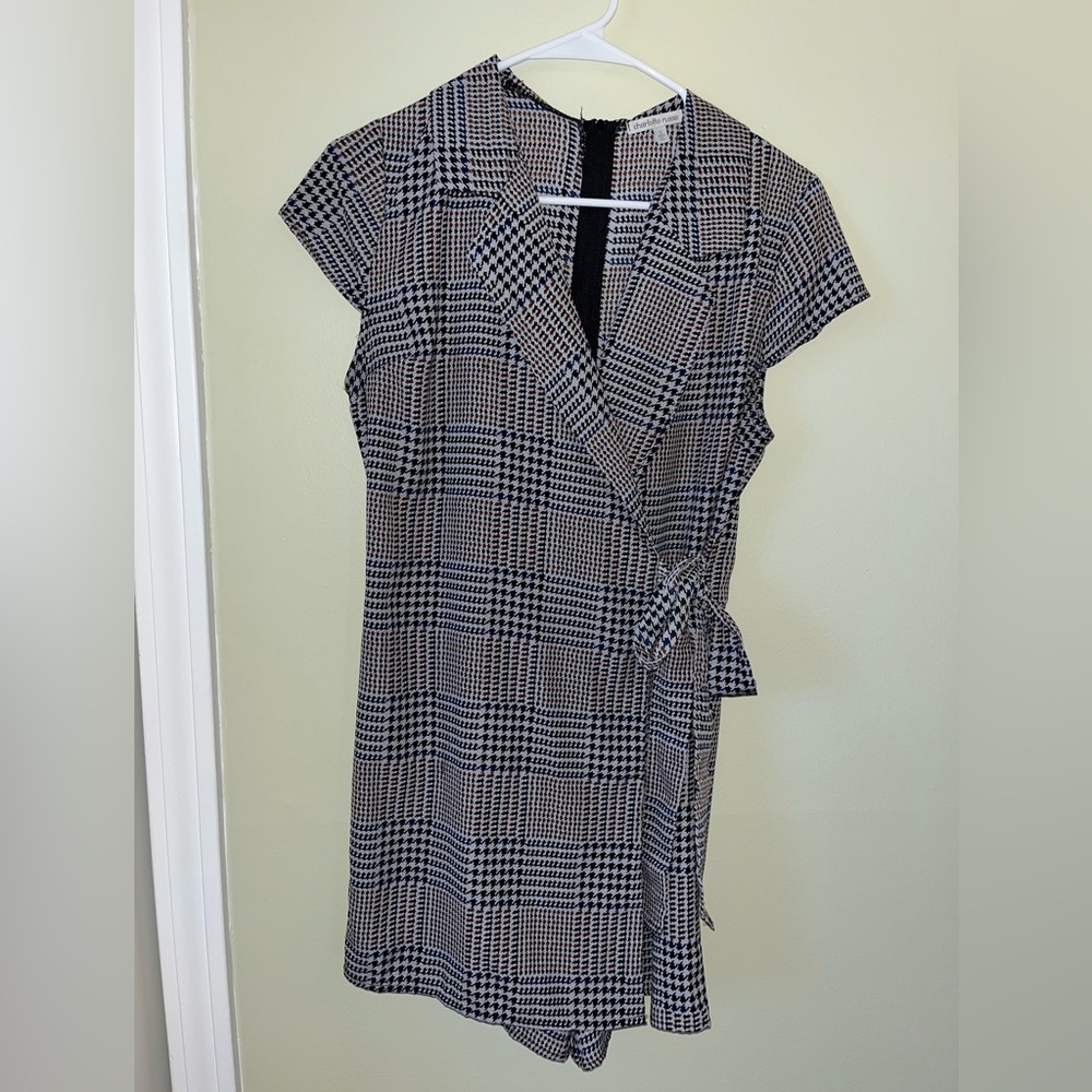 Plaid Romper